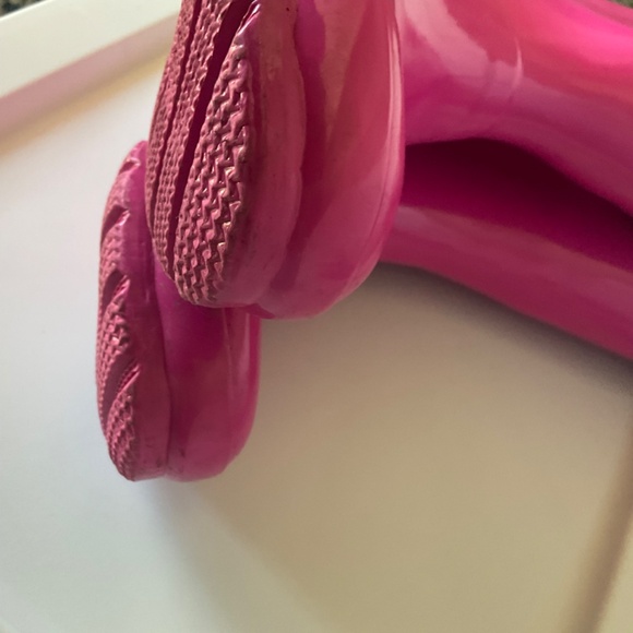 Original Kids Gloss Pink Hunter Boots kids size 4/5 women’s size 5 - Picture 13 of 16